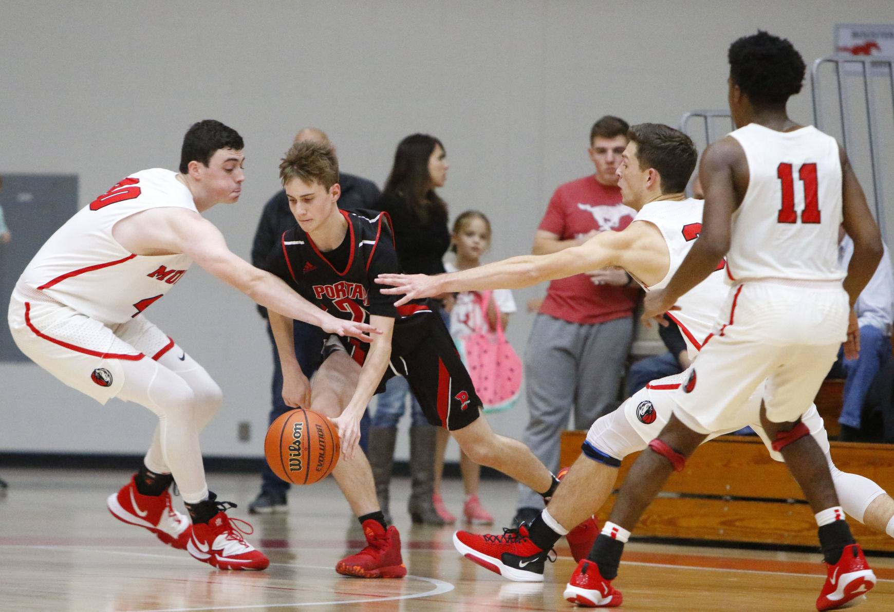 Portage at Munster boys basketball